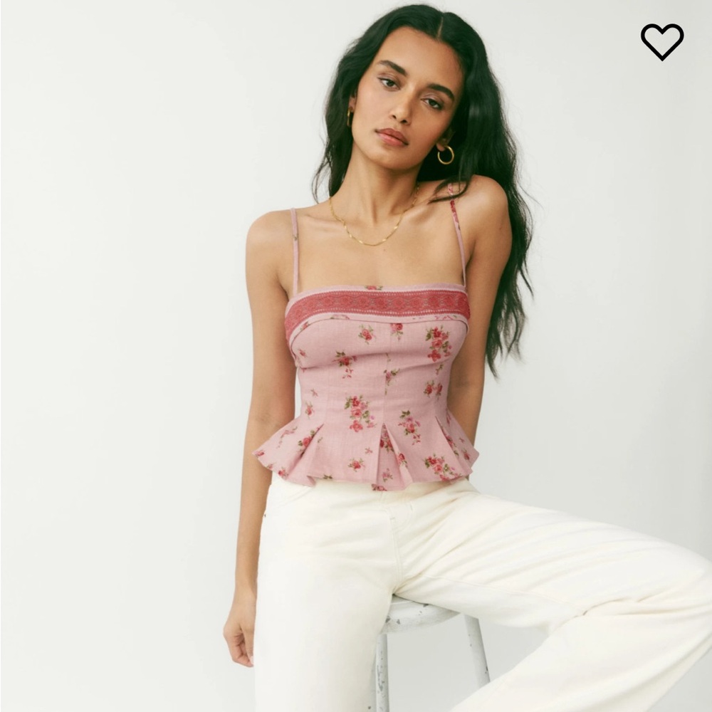 Reformation Meryl linen top-GREAT CONDITION